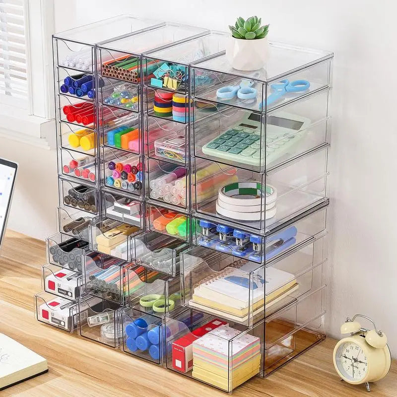 Vtopmart Acrylic Organizer – Clear Storage Drawers for Home & Office