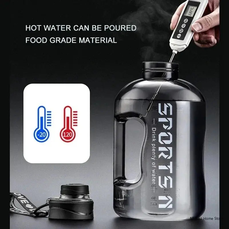 Large Capacity Sports Water Bottle – 1.7L / 2.7L / 4L / 5L for Gym, Fitness & Outdoor