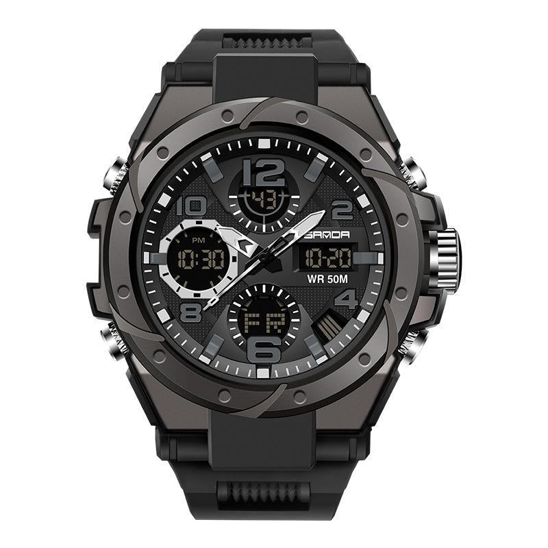 Watch Fashion Sports Multi Functional Student Electronic Watch Men'S Waterproof Quartz Watch