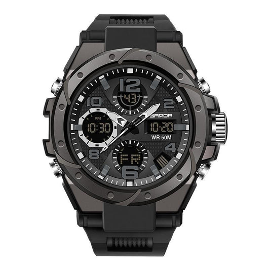 Watch Fashion Sports Multi Functional Student Electronic Watch Men'S Waterproof Quartz Watch