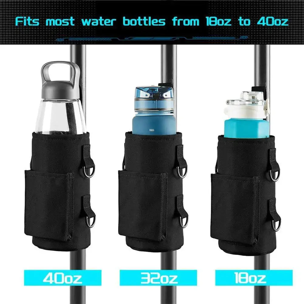 2025 New Magnetic Water Bottle Pouch Bag Gym-Specific Water Cup Holder with Strong Magnet for Outdoor Sports Cup Holder Bag