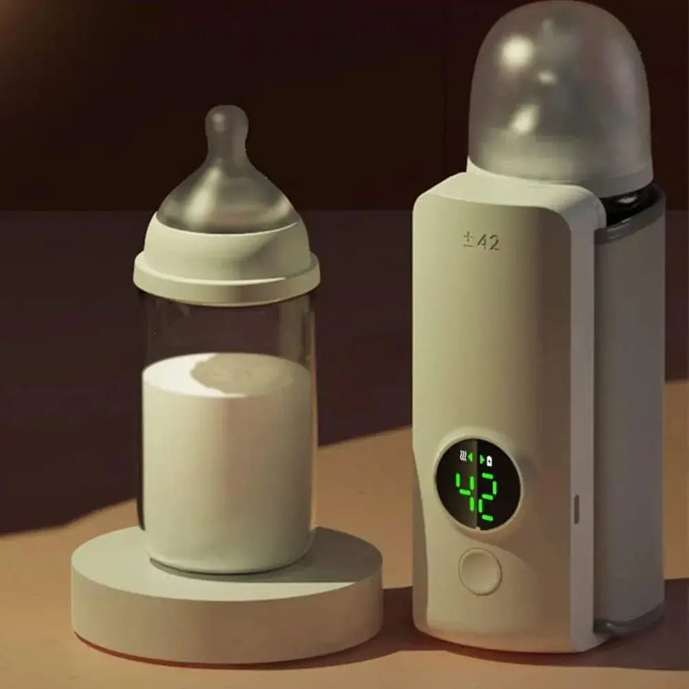 Rechargeable Wireless Baby Bottle Warmer for On-the-Go Feeding