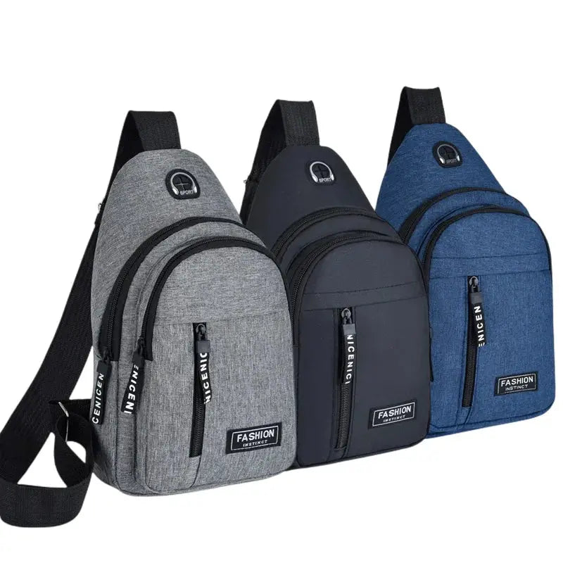 Men's Canvas Briefcase – Stylish Small Shoulder Bag for Casual Use
