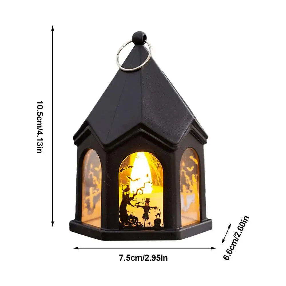 Halloween Handheld Castle Lights – Portable LED Lanterns for Spooky Party & Festive Décor