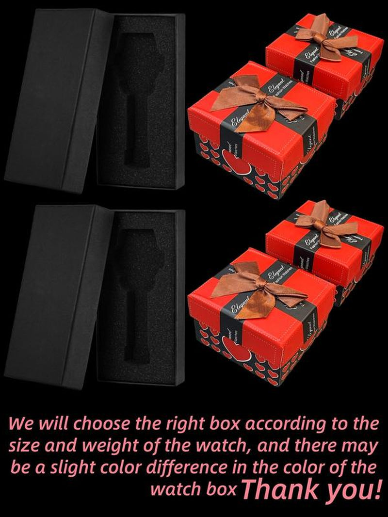 Men'S Business Fashion Rectangle Dial Quartz Watch, Fashion Watch for Party, Daily Clothing Decor, Trendy All-Match & Exquisite Watch for Birthday Gift with Box