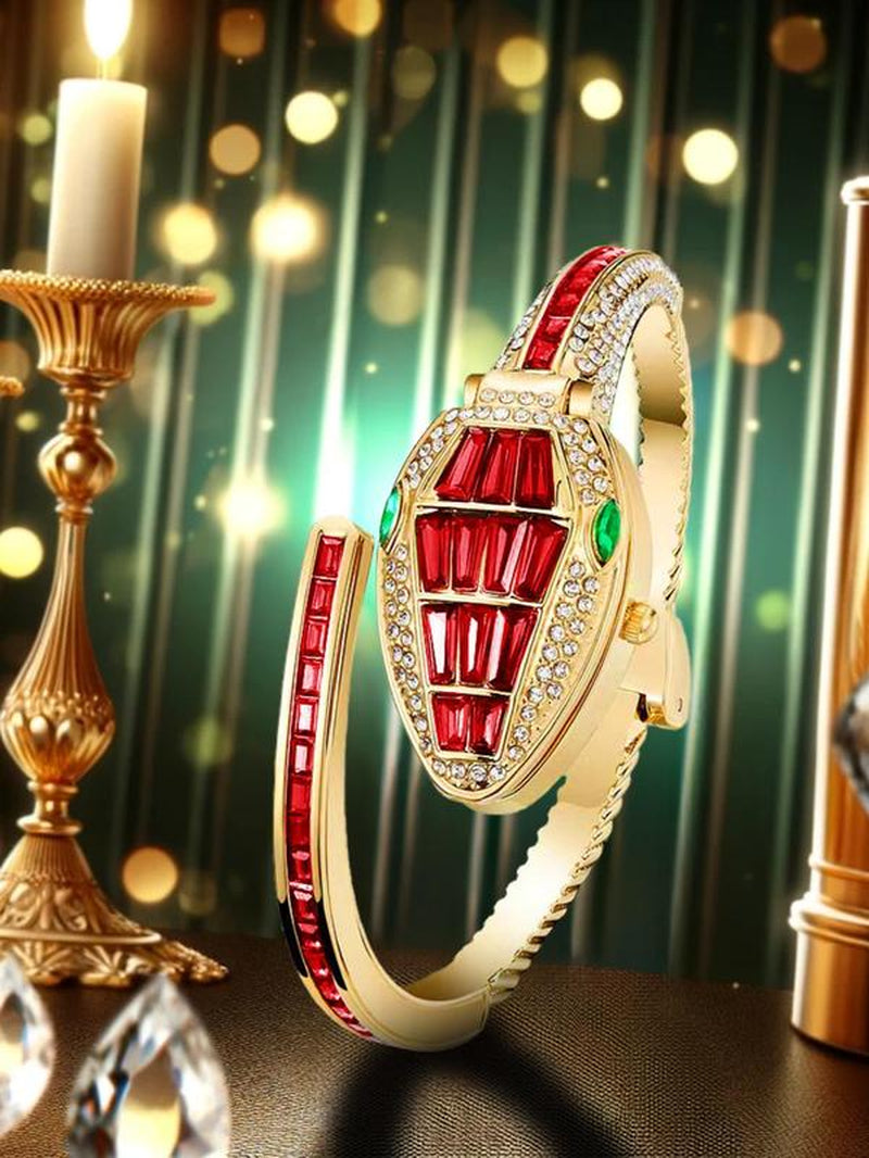 Women'S Elegant Fashion Watch & Bracelet & Necklace Set, with Box, Fashion Watch Set for Party, Daily Decor, Trendy All-Match & Exquisite Watch Set for Gift