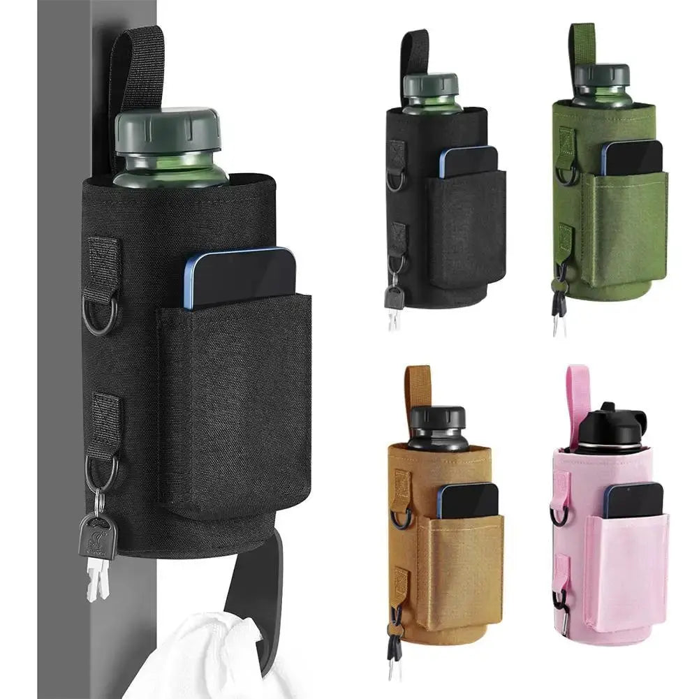 2025 New Magnetic Water Bottle Pouch Bag Gym-Specific Water Cup Holder with Strong Magnet for Outdoor Sports Cup Holder Bag