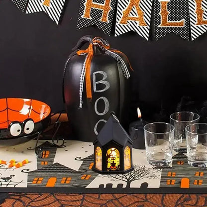 Halloween Handheld Castle Lights – Portable LED Lanterns for Spooky Party & Festive Décor
