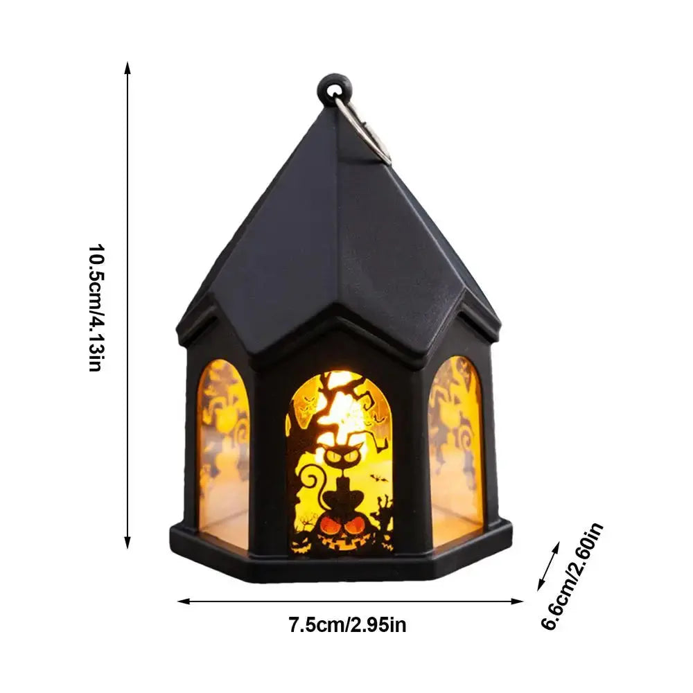 Halloween Handheld Castle Lights – Portable LED Lanterns for Spooky Party & Festive Décor