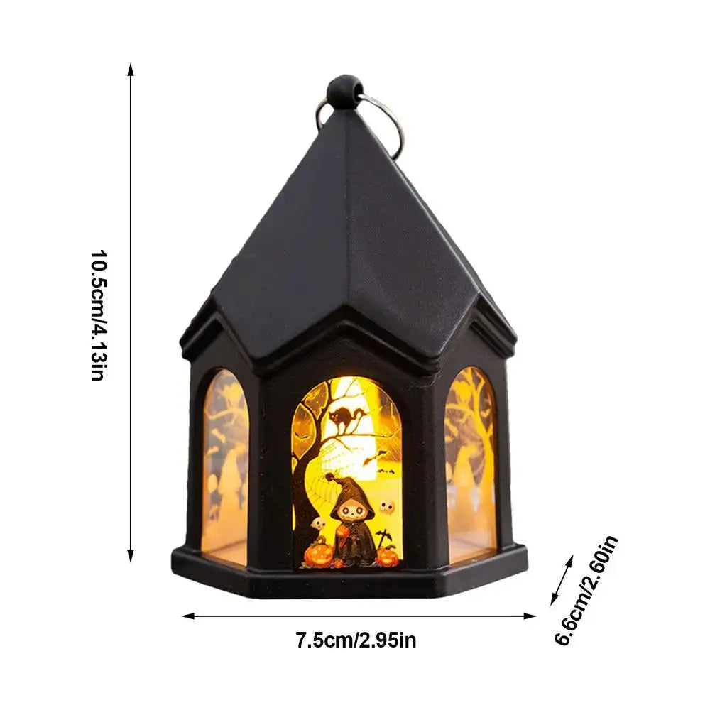 Halloween Handheld Castle Lights – Portable LED Lanterns for Spooky Party & Festive Décor
