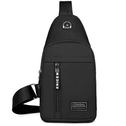Men's Canvas Briefcase – Stylish Small Shoulder Bag for Casual Use