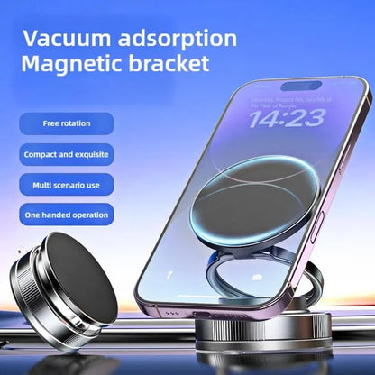 vacuum phone holder, Vacuum Magnetic Phone Holder – 360° Adjustable Car & Home Mount MakelaVerse