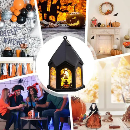 Halloween Handheld Castle Lights – Portable LED Lanterns for Spooky Party & Festive Décor
