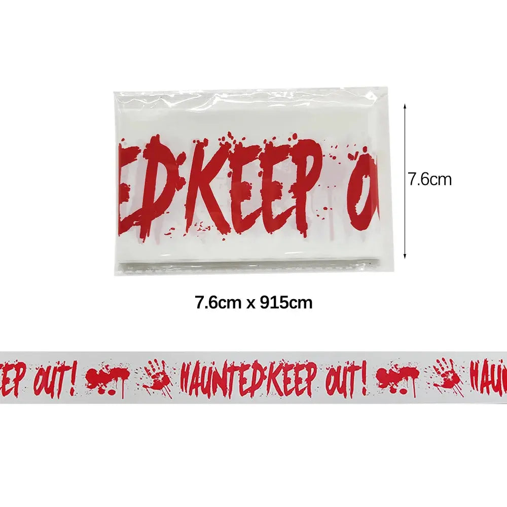 Danger Fright Tape – Easy Halloween prop to create creepy vibes.