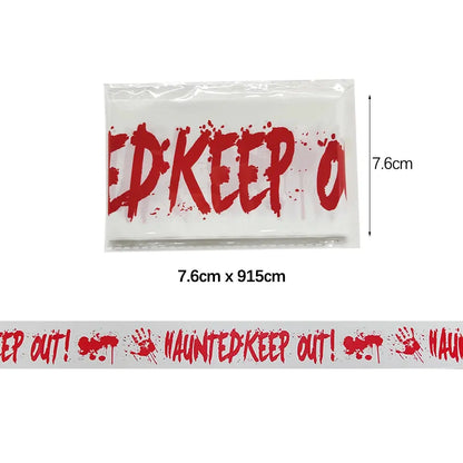 Danger Fright Tape – Easy Halloween prop to create creepy vibes.