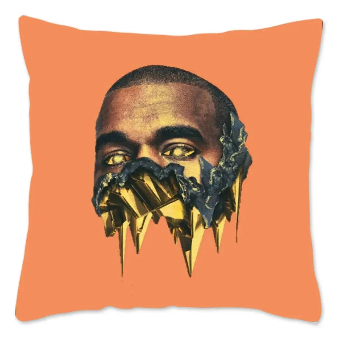 Hauska Kanye West -meemitykkityynynpäällinen 40x40cm pehmeä heittotyynynpäällinen sohvalle, auton neliönmuotoiselle tyynynpäälliselle, olohuoneen sisustukseen.