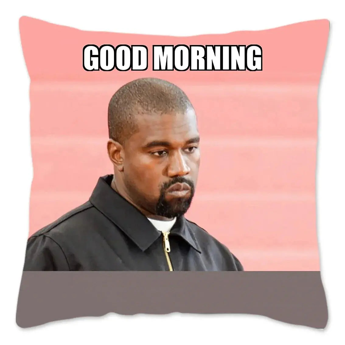 Hauska Kanye West -meemitykkityynynpäällinen 40x40cm pehmeä heittotyynynpäällinen sohvalle, auton neliönmuotoiselle tyynynpäälliselle, olohuoneen sisustukseen.