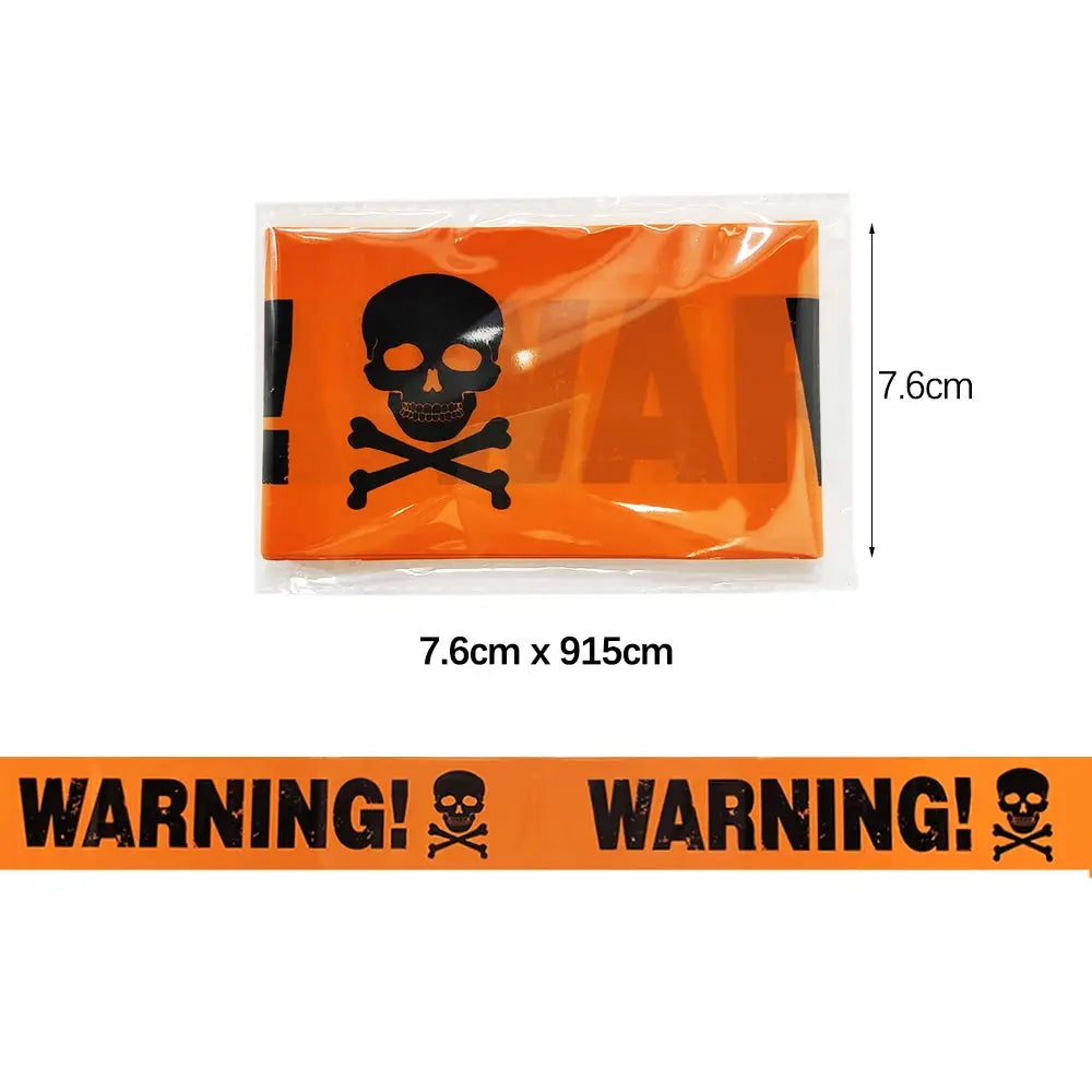 Danger Fright Tape – Easy Halloween prop to create creepy vibes.