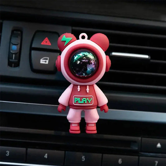 Astronaut Car Air Freshener Clip – Cartoon Perfume for Air Vents