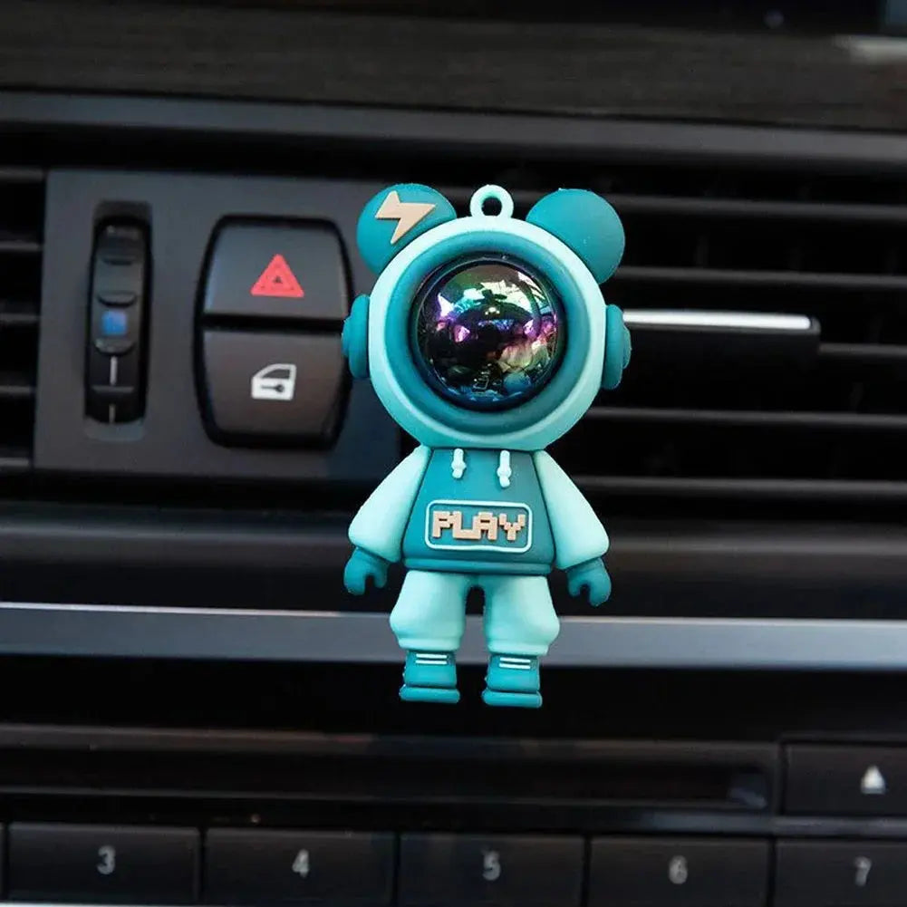 Astronaut Car Air Freshener Clip – Cartoon Perfume for Air Vents