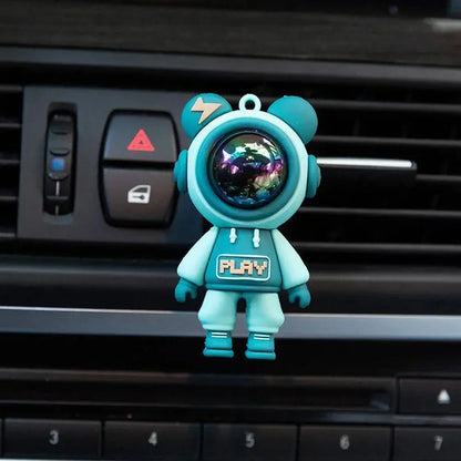 Astronaut Car Air Freshener Clip – Cartoon Perfume for Air Vents