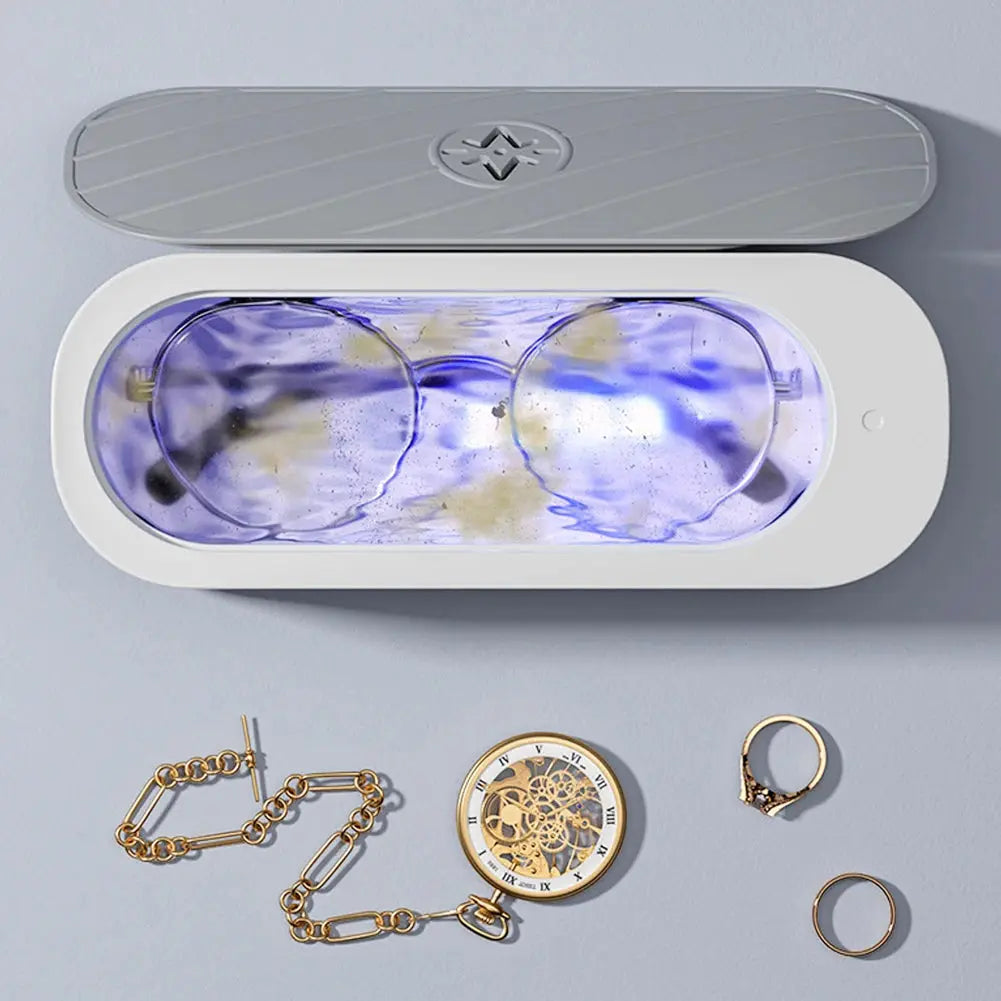 Ultrasonic Cleaning Machine – USB Rechargeable Jewelry & Glasses Cleane