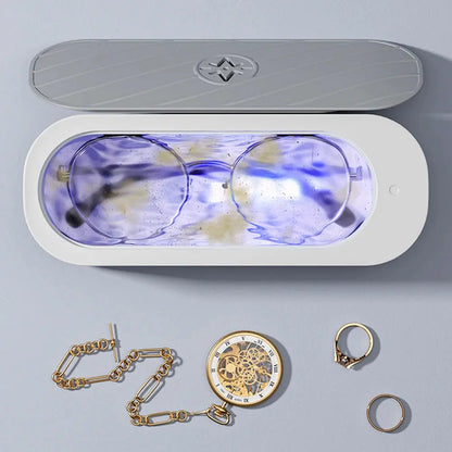 Ultrasonic Cleaning Machine – USB Rechargeable Jewelry & Glasses Cleane