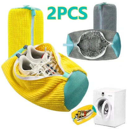 Shoe Washing Machine Bag with Cleaning Brush – Durable Laundry Set