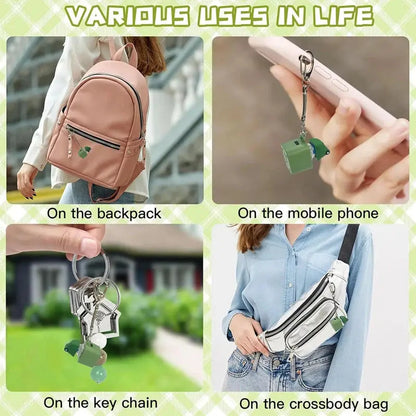 Croaking Frog Fidget Keychain – Rechargeable Light-Up Stress Reliever