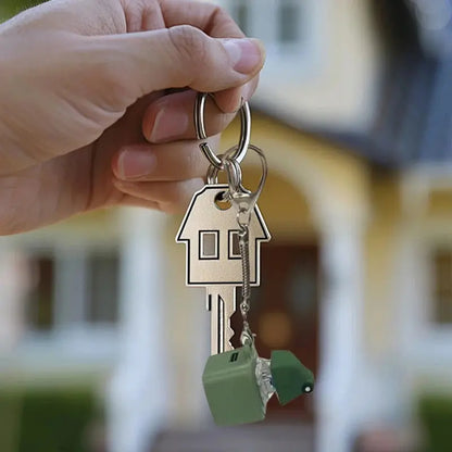 Croaking Frog Fidget Keychain – Rechargeable Light-Up Stress Reliever