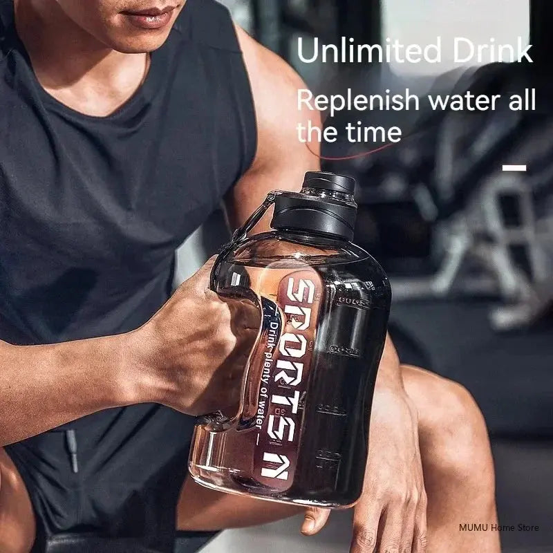 Large Capacity Sports Water Bottle – 1.7L / 2.7L / 4L / 5L for Gym, Fitness & Outdoor