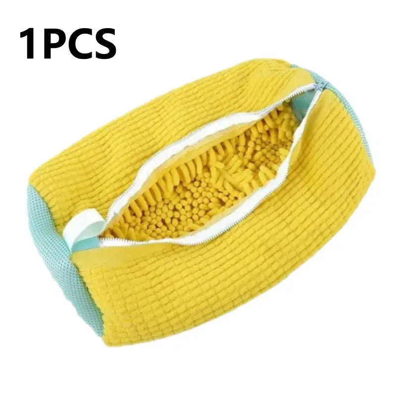 Shoe Washing Machine Bag with Cleaning Brush – Durable Laundry Set