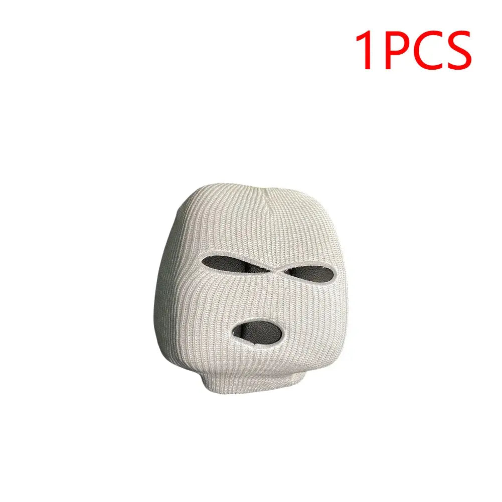 Universal Car Seat Headrest Cover – 3-Hole Balaclava Style Funny Decoration