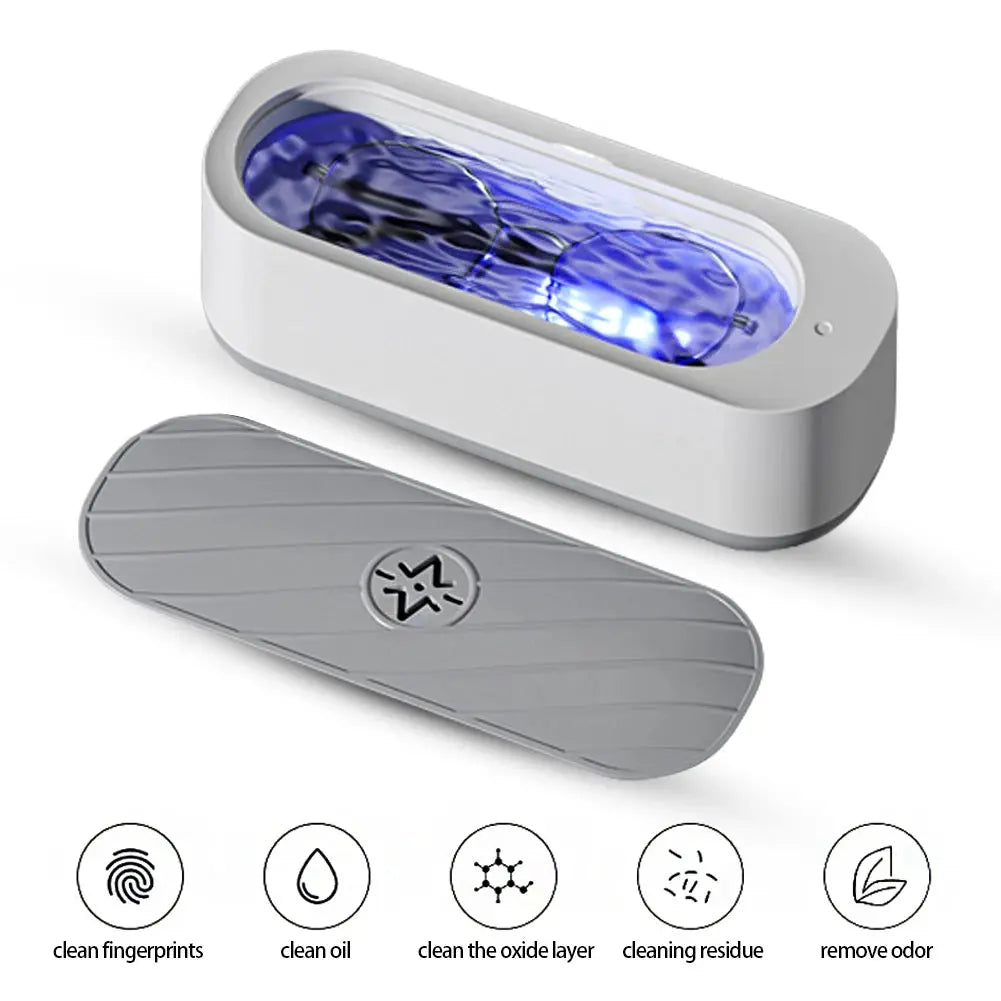 Ultrasonic Cleaning Machine – USB Rechargeable Jewelry & Glasses Cleane