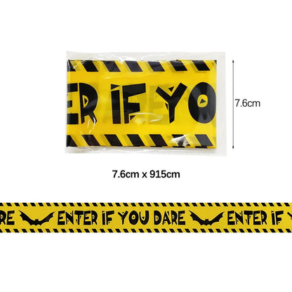 Danger Fright Tape – Easy Halloween prop to create creepy vibes.