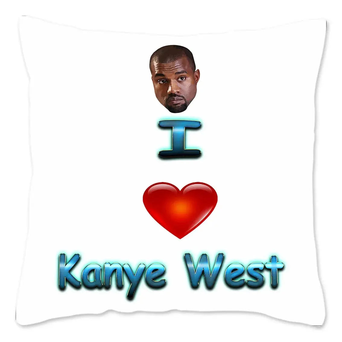Hauska Kanye West -meemitykkityynynpäällinen 40x40cm pehmeä heittotyynynpäällinen sohvalle, auton neliönmuotoiselle tyynynpäälliselle, olohuoneen sisustukseen.