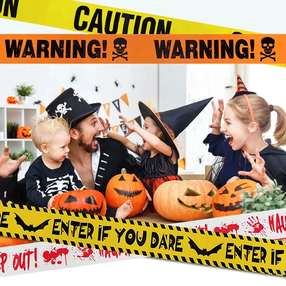 Danger Fright Tape – Easy Halloween prop to create creepy vibes.