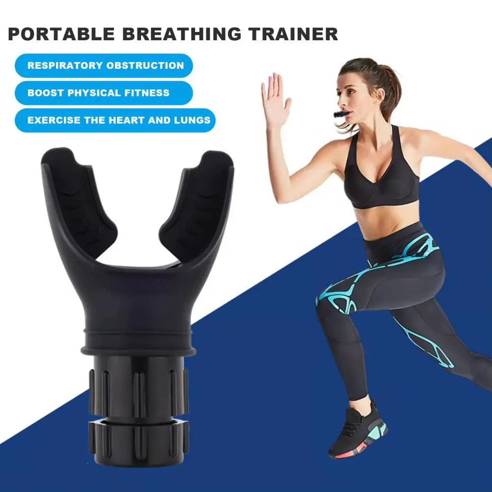 Silicone Breathing Trainer – Adjustable Lung Capacity Exerciser
