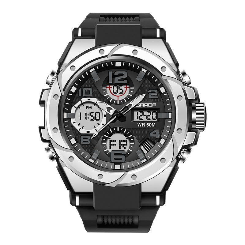 Watch Fashion Sports Multi Functional Student Electronic Watch Men'S Waterproof Quartz Watch