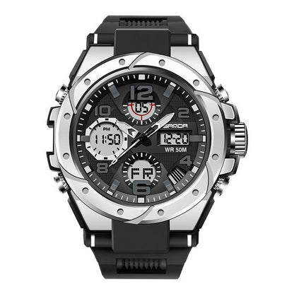 Watch Fashion Sports Multi Functional Student Electronic Watch Men'S Waterproof Quartz Watch