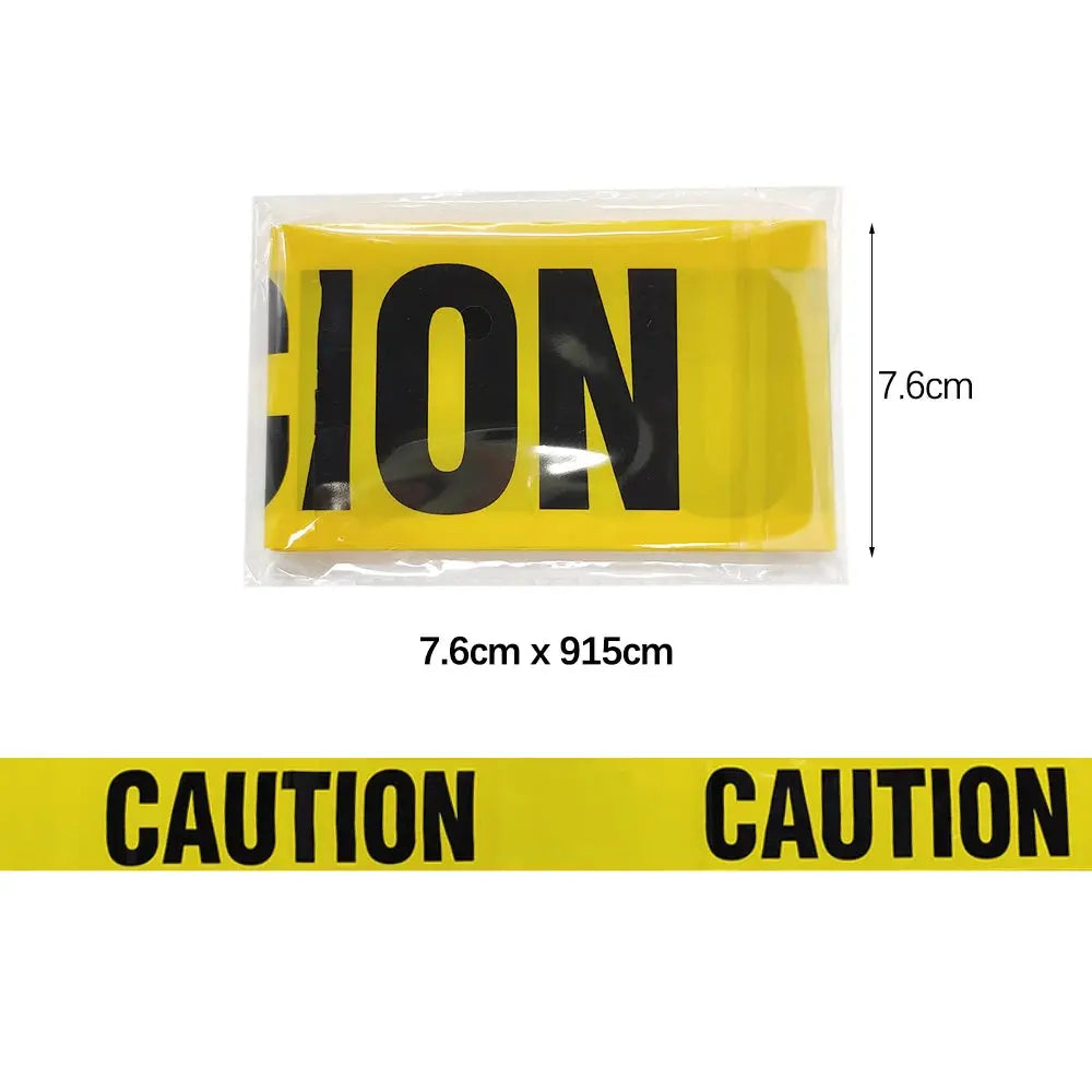 Danger Fright Tape – Easy Halloween prop to create creepy vibes.