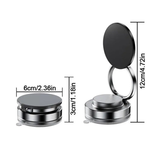 Vacuum Magnetic Phone Holder – 360° Adjustable Car & Home Mount, makelaverse