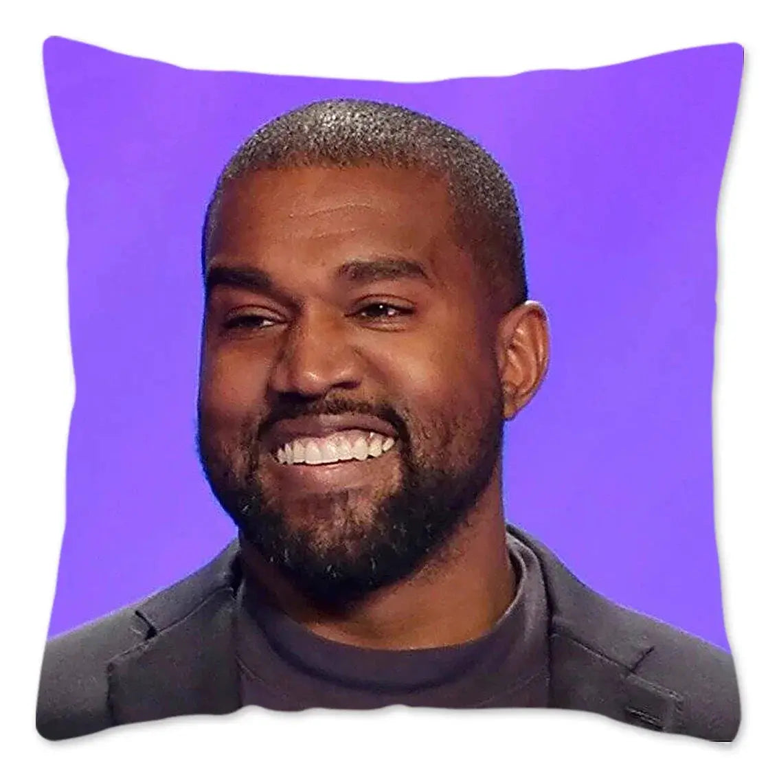 Hauska Kanye West -meemitykkityynynpäällinen 40x40cm pehmeä heittotyynynpäällinen sohvalle, auton neliönmuotoiselle tyynynpäälliselle, olohuoneen sisustukseen.