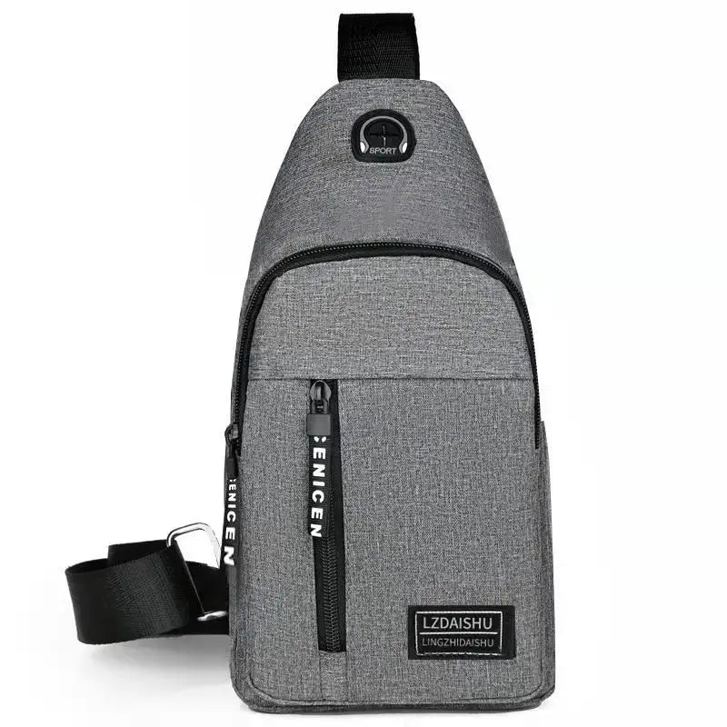 Men's Canvas Briefcase – Stylish Small Shoulder Bag for Casual Use