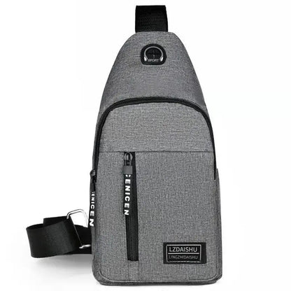 Men's Canvas Briefcase – Stylish Small Shoulder Bag for Casual Use