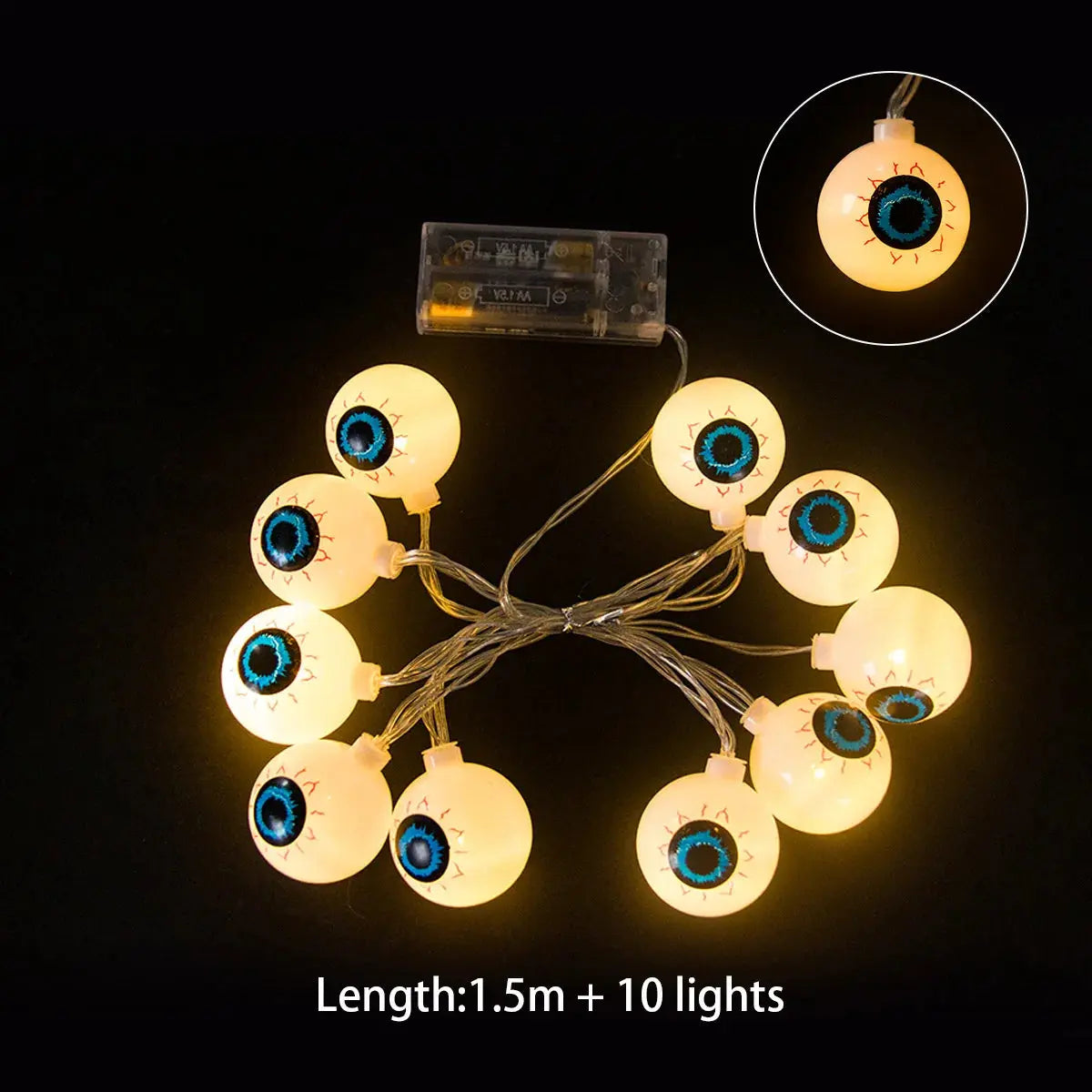 Halloween Lights Pumpkin Bat Spider Ghost Halloween String Lights Halloween Decorations Fairy Light Home Yard Window Decor