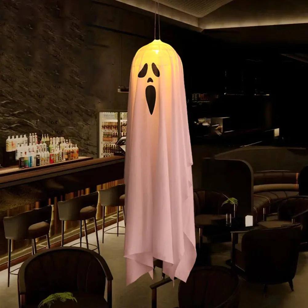 Halloween Lighted Ghost Decoration – Waterproof Hanging Glowing Ghost for Outdoor & Indoor Décor