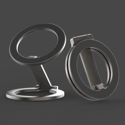 Foldable Magnetic Phone Holder – Double-Sided Stand for Car & Gym