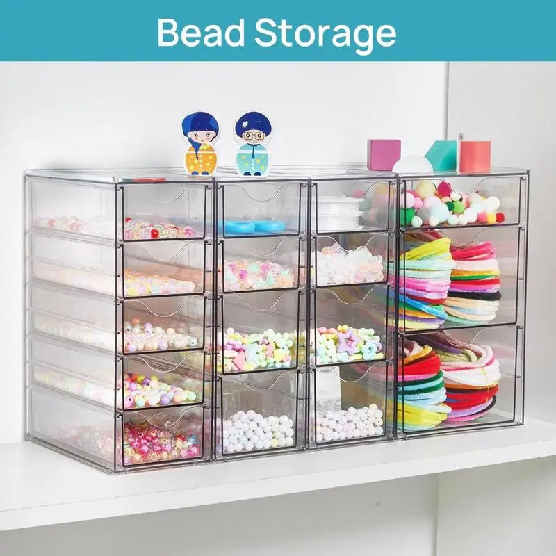 Vtopmart Acrylic Organizer – Clear Storage Drawers for Home & Office