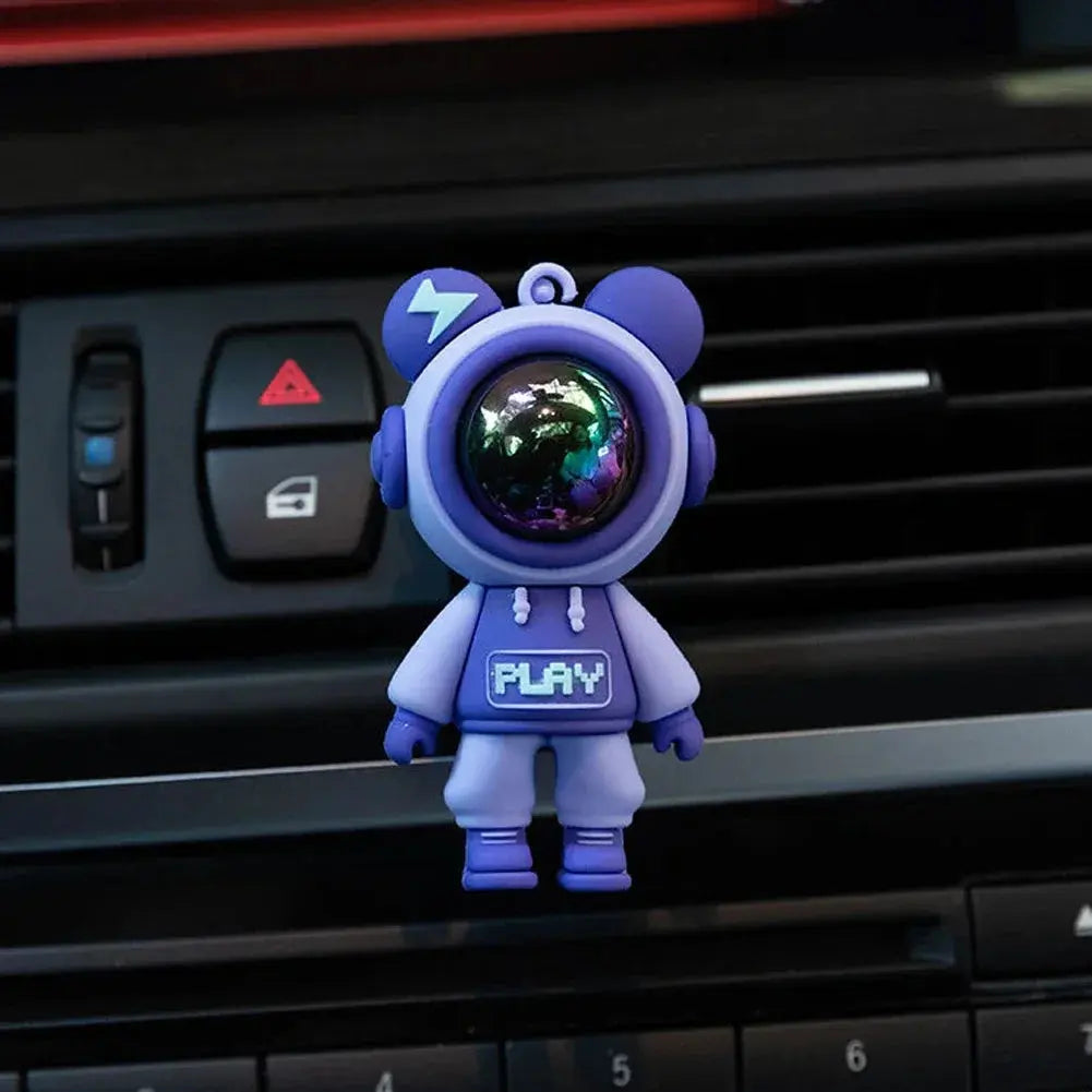 Astronaut Car Air Freshener Clip – Cartoon Perfume for Air Vents